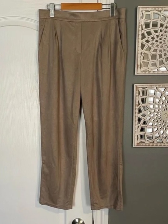 Babaton Suede Conan Pants - Picture 1 of 3